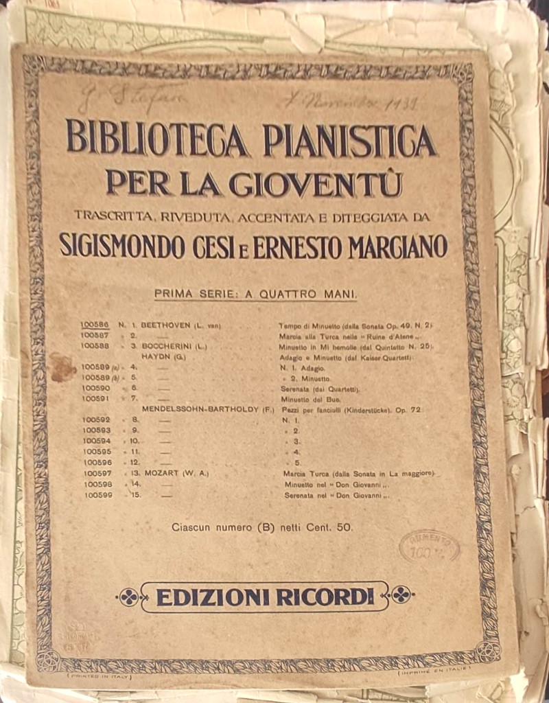 biblioteca pianistica per la gioventu cover